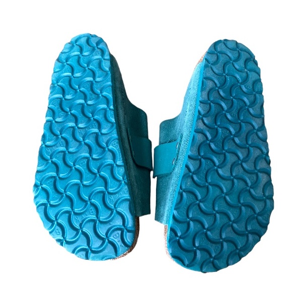 Birkenstock Koyoto Blue Nubuck/Suede Leather sandal Sz 35 (5) US - Picture 3 of 6